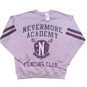 Nevermore Academy Crewneck Sweatshirt – Wednesday (Fencing Club)